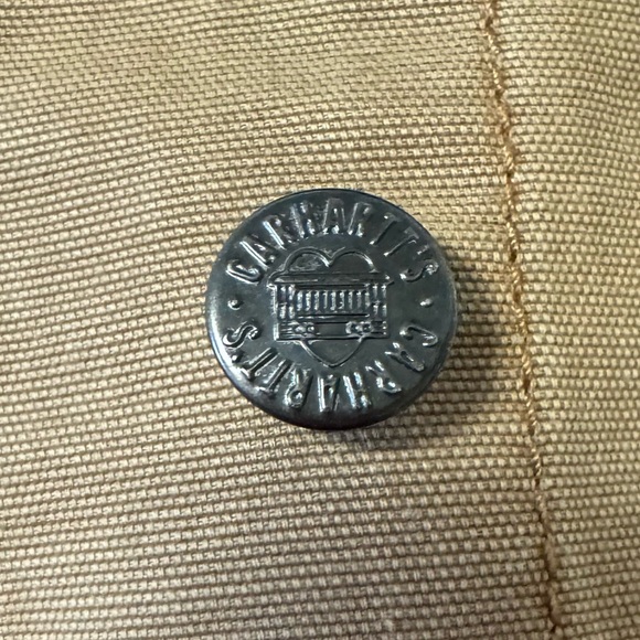 Carhartt Detroit Vest XL Hooded Hoodie Retro Y2K Tan Cotton Womens Juniors - Picture 7 of 9